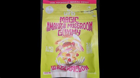 Taste the Magic: Amanita Mushroom Watermelon Gummy by Urb